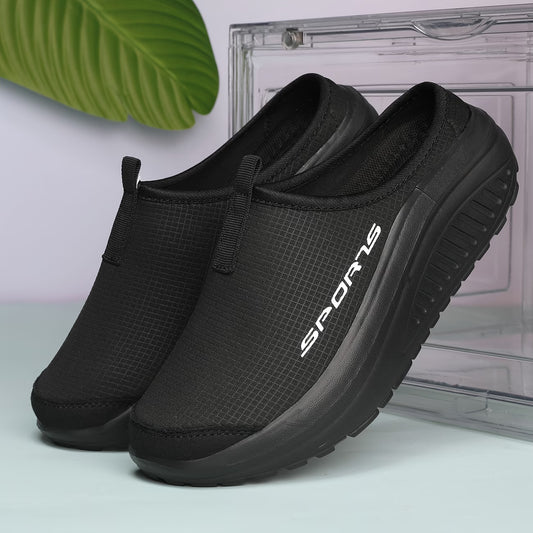 Women's Breathable Slip-On Platform Sneakers with Sole
